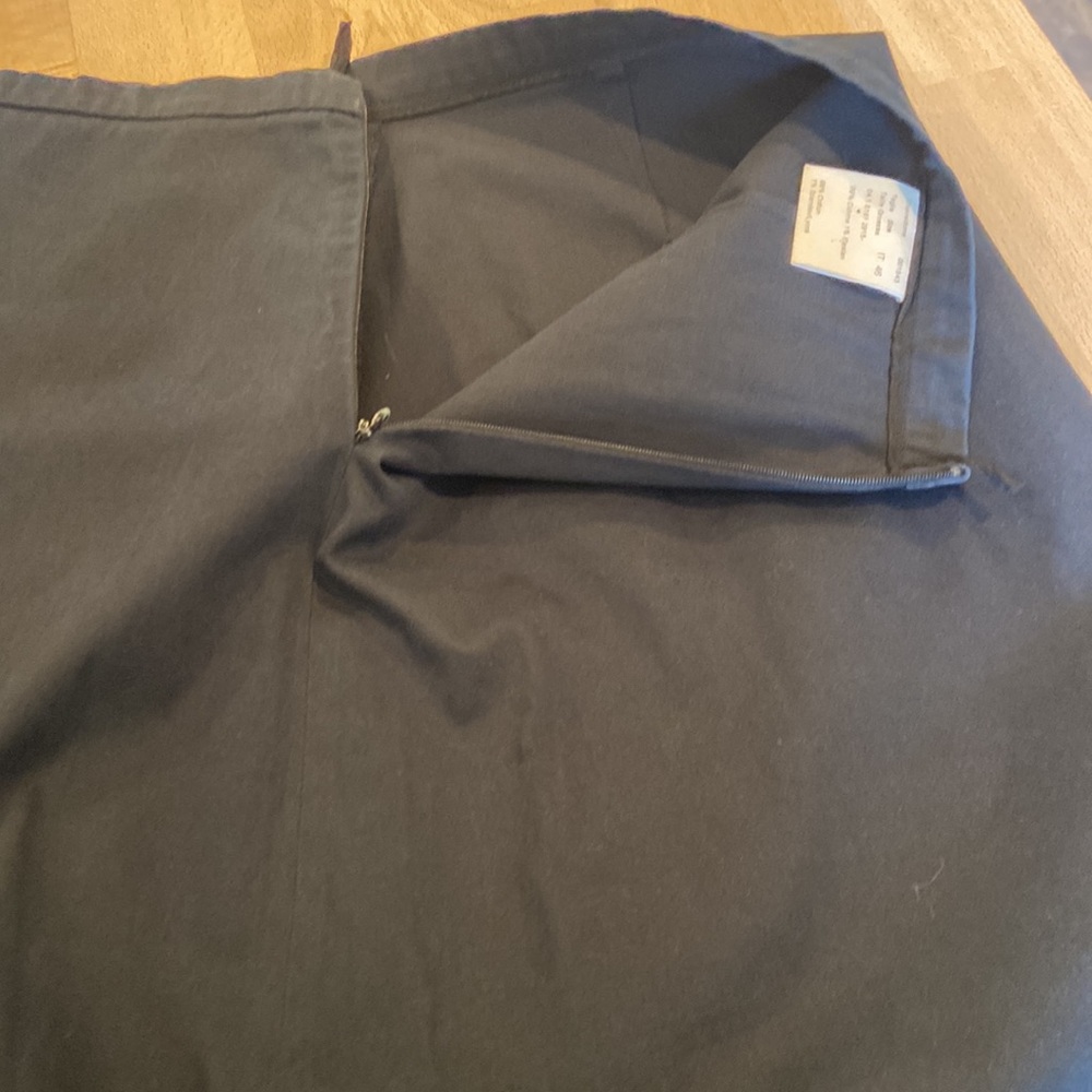 Piazza Sempione black cotton skirt size 46 Italian 10 US - Picture 7 of 8